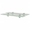 Gossi rafturi suspendate, 2 buc., 50 x 20 cm, sticla, 8 mm