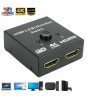 Splitter/switch adaptor HDMI bidirectional 1x 2HDMI sau 2x 1HDMI, Oem