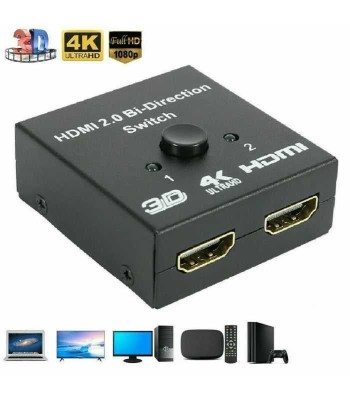 Splitter/switch adaptor HDMI bidirectional 1x 2HDMI sau 2x 1HDMI foto