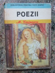 MIHAI EMINESCU - POEZII (1983, editie cartonata) foto