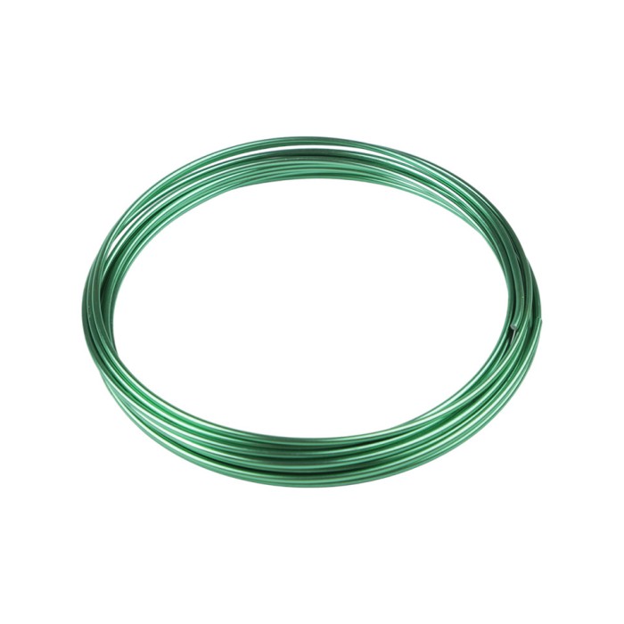 Sarma aluminiu pentru decoratiuni, diametru 1.8 mm, lungime 3 m, Verde pastel