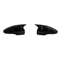 Capace oglinzi Batman style BMW seria 4 G22 G23 G26 2020-2023 negru lucios