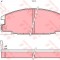 Set placute frana,frana disc OPEL FRONTERA A (5_MWL4) (1992 - 1998) TRW GDB870
