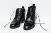 Ghete Francesco Ricotti Black, 40 - 42, Piele naturala, Negru