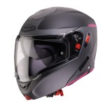 Cumpara ieftin Casca modulabila (flip-up) Caberg model Horus X Ray L9 negru/gri/fuchsia (roz) mat Pinlock ready &ndash; lentila Pinlock inclusa XS (53/54cm)