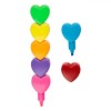 Set Evidentiatoare, Model Inimă, Multicolor, 6 Bucăți, Oem