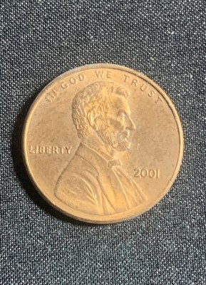 Moneda One Cent 2001 USA foto
