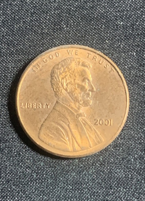 Moneda One Cent 2001 USA