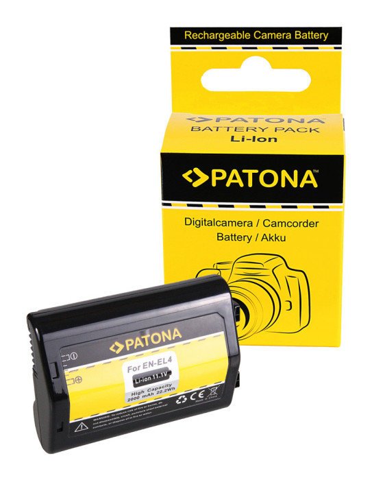 Acumulator /Baterie PATONA pentru Nikon EN-EL4 EN-EL4a D2H D2Hs D2X D2Xs D3 D3X F6- 1126
