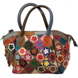 Geanta de Umar/Mana pentru femei, 2023 Retro Collection, Piele Naturala, Made in Italy, 30 cm X 23 cm X 12 cm