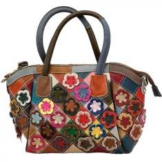 Geanta de Umar/Mana pentru femei, 2023 Retro Collection, Piele Naturala, Made in Italy, 30 cm X 23 cm X 12 cm
