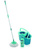 LEIFHEIT 55414 Rotation Disc Mop Ergo + Power Cleaner, mop + găleată