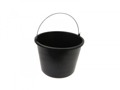 Galeata pentru mortar 16L, culoare neagra, Geko G66101 foto