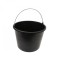 Galeata pentru mortar 16L, culoare neagra, Geko G66101