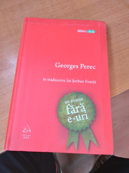 DISPARITIA DE GEORGES PEREC