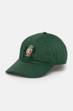 Lacoste șapcă de baseball din bumbac culoarea verde, cu imprimeu, RK9455