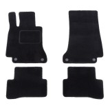 Set covorase auto mocheta Velor MERCEDES Clasa C (W205), 01.2014-, negru,
