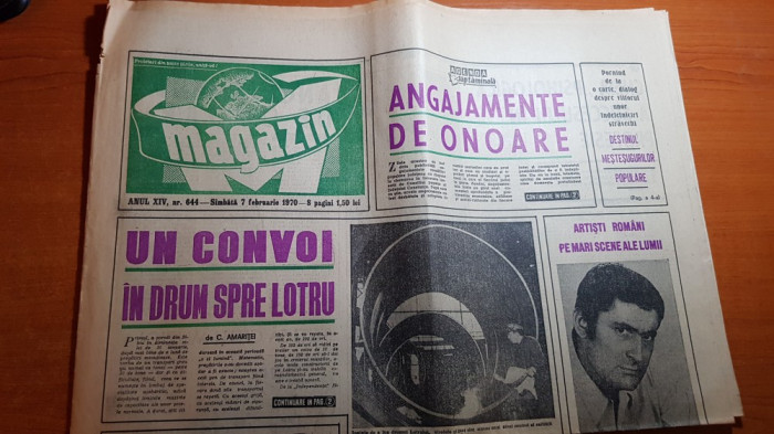 magazin 7 februarie 1970-un convoi in drum spre lotru,patinoarul 23 august