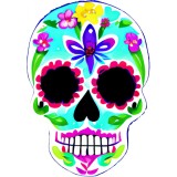 Sticker decorativ, Craniu, Multicolor, 84 cm, 10026ST