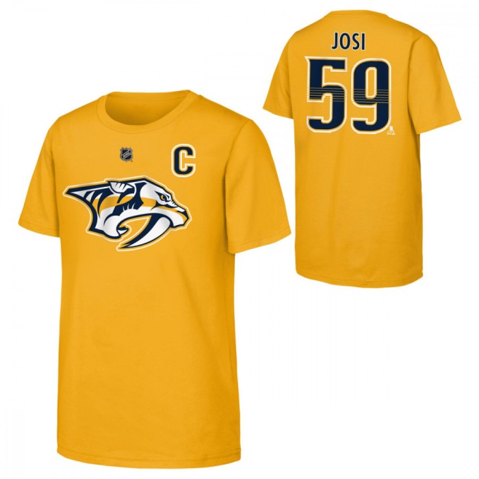 Nashville Predators tricou de copii Roman Josi Flat Captains N&amp;amp;N Ctn Tee - Dětsk&eacute; L (11 - 12 let)