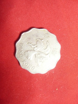 Moneda 2 $ Hong Kong 1998 Colonie Engleza foto