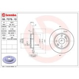 Set discuri frana Mazda Mx-5 1 (Na), 1.6 (NA6C), punte spate, 231x9, plin, BREMBO