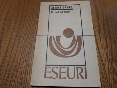 MITUL LUI SISIF - Albert Camus - 1969, 153 p. foto