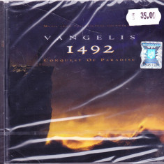 CD Soundtrack: Vangelis – 1492 – Conquest Of Paradise ( original, SIGILAT )