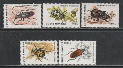 Romania 1996 - #1404 Insecte (I) 5v MNH foto