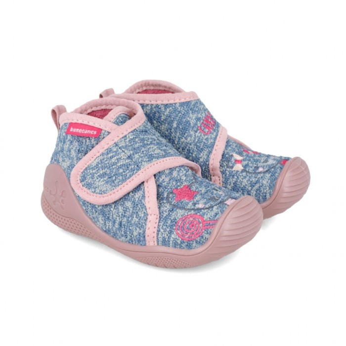 Incaltaminte de interior biomecanics zapatilla osita, gri (marime: 18 (10,8-11,5 cm))