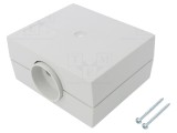 Carcasă Alimentator ABS Gri 100x120x56mm