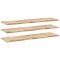 Rafturi suspendate 3 buc. 160x40x2cm lemn masiv acacia netratat
