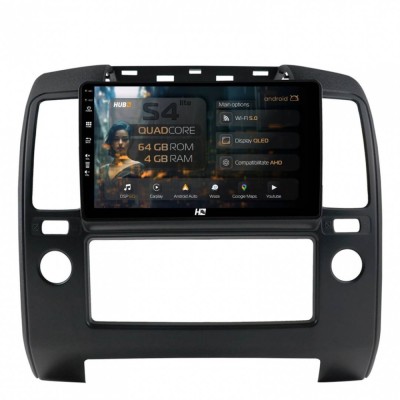 Navigatie Nissan Navara 4GB RAM Android 13 Quadcore DSP GPS Wi-FI Carplay Android Auto USB Bluetooth Waze Touchscreen 9 inch foto
