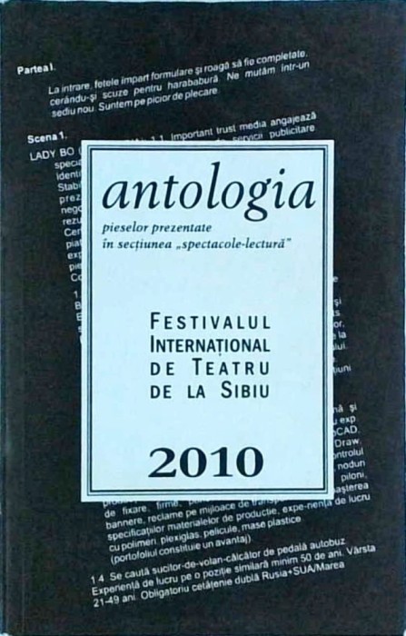 Alina Mazilu - Antologia pieselor prezentate in sectiunea Spectacole-Lectura.