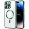 Husa pentru iPhone 14 Pro Max - Techsuit Luxury Crystal MagSafe - Light Green