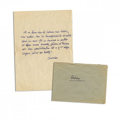 Lucian Blaga, scrisoare pentru Rodica Daniello
