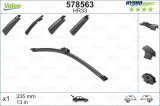 Stergator luneta VALEO 578563, Cauciuc+Grafit, Tip Auto, Carlig/Universal, Compatibil Audi, BMW, VW, Skoda, Volvo, Seat, Ford, Mercedes