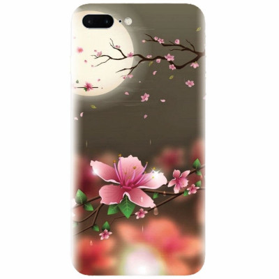 Husa silicon pentru Apple Iphone 7 Plus, Flowers 101 foto