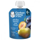 Piure din pere si prune +6 luni, 90g, Gerber