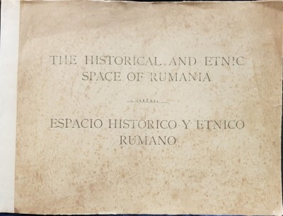 THE HISTORICAL AND ETNIC SPACE OF RUMANIA - 1942 foto