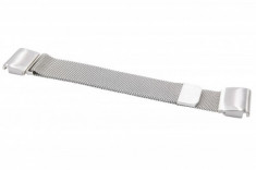 Armband edelstahl 22mm silber magnet loop pentru garmin fenix 5 u.a., , foto