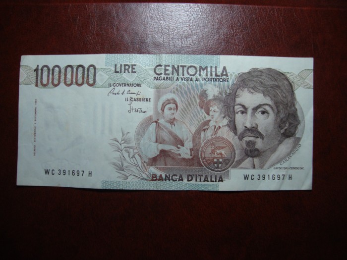 ITALIA 100.000 LIRE 1983 SUPERBA MAI RARA