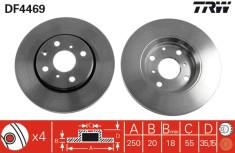 TRW DF4469 Disc frana