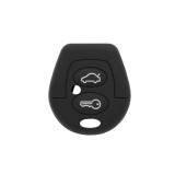 Husa pentru cheie VW Sharan, Bora, Golf - Techsuit Car Key Case (1001.08) - Black