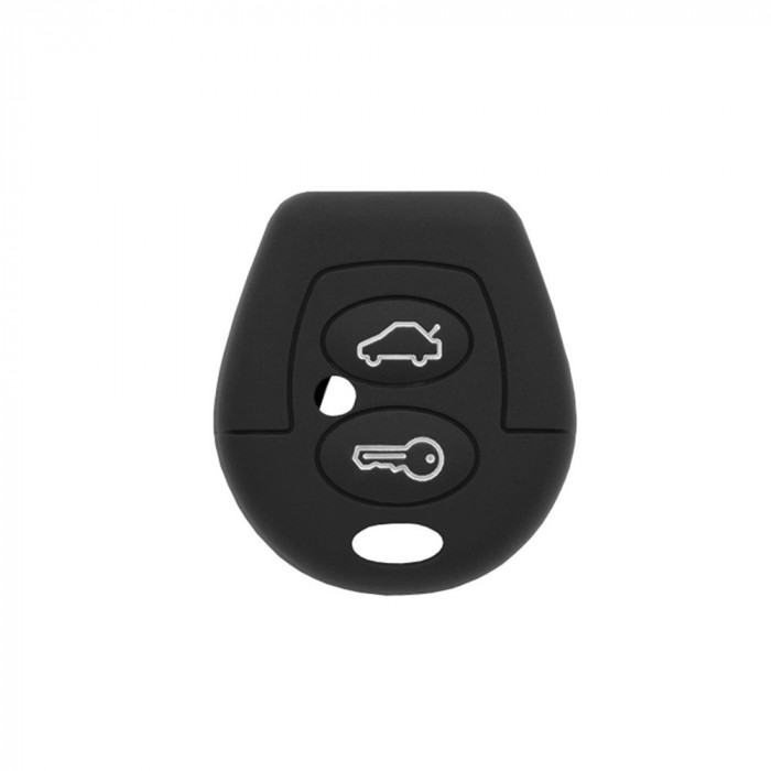 Husa pentru cheie VW Sharan, Bora, Golf - Techsuit Car Key Case (1001.08) - Black