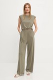 Answear Lab bluză și pantaloni femei, culoarea verde