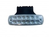 Lampa laterala cu suport 12 LED-uri 12V-24V ALB FR0177/B