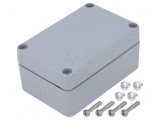 Carcasă Universală Aluminiu Gri 66x100x46mm