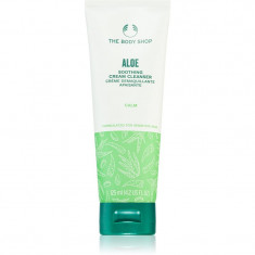 The Body Shop Aloe Soothing Cream Cleanser lapte pentru curatare pentru netezirea pielii 125 ml