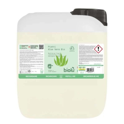 Detergent pentru Spalat Vase cu Aloe Vera Ecologic 5 litri Biolu foto